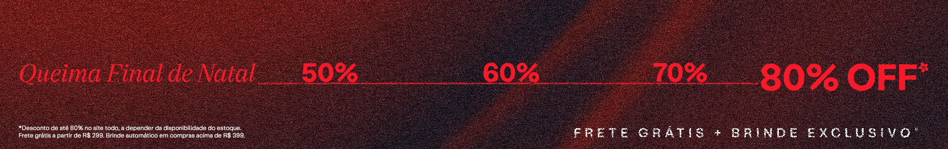 QUEIMA FINAL DE NATAL MASCULINO