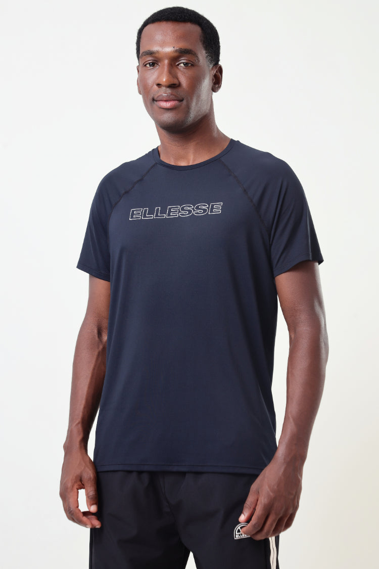 Camiseta Masculina Raglan Proteção UV - Preto