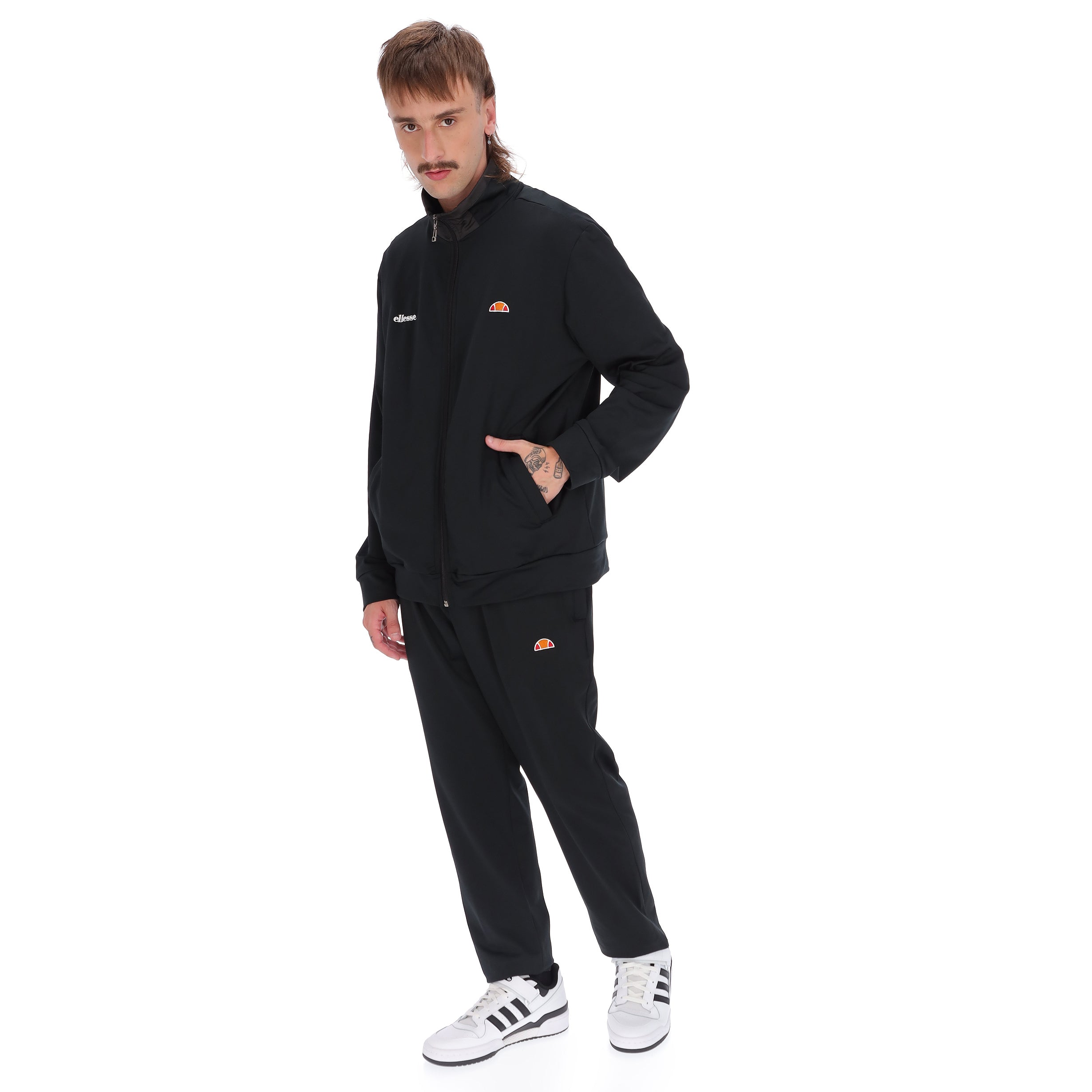 Jaqueta Tracksuit Icons - Preta