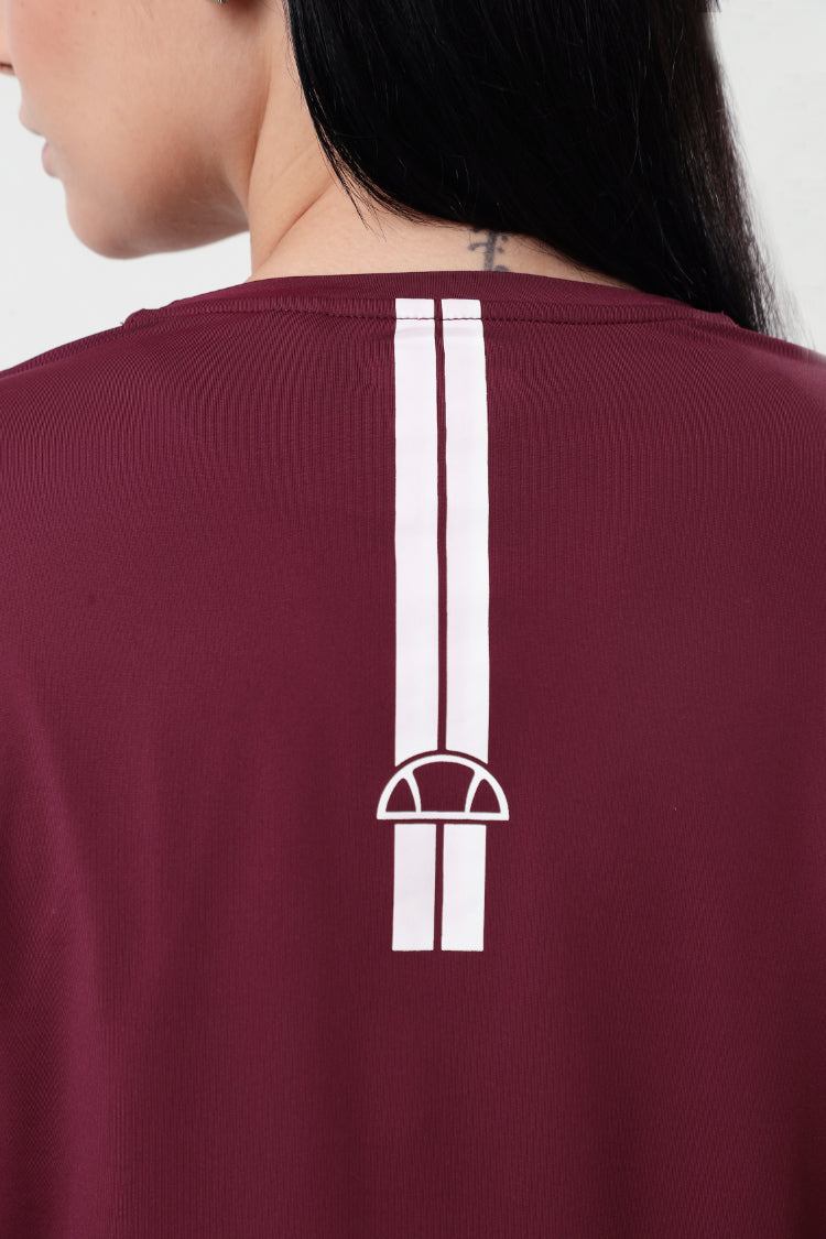 Camiseta Feminina Manga Longa Dry UV - Bordô