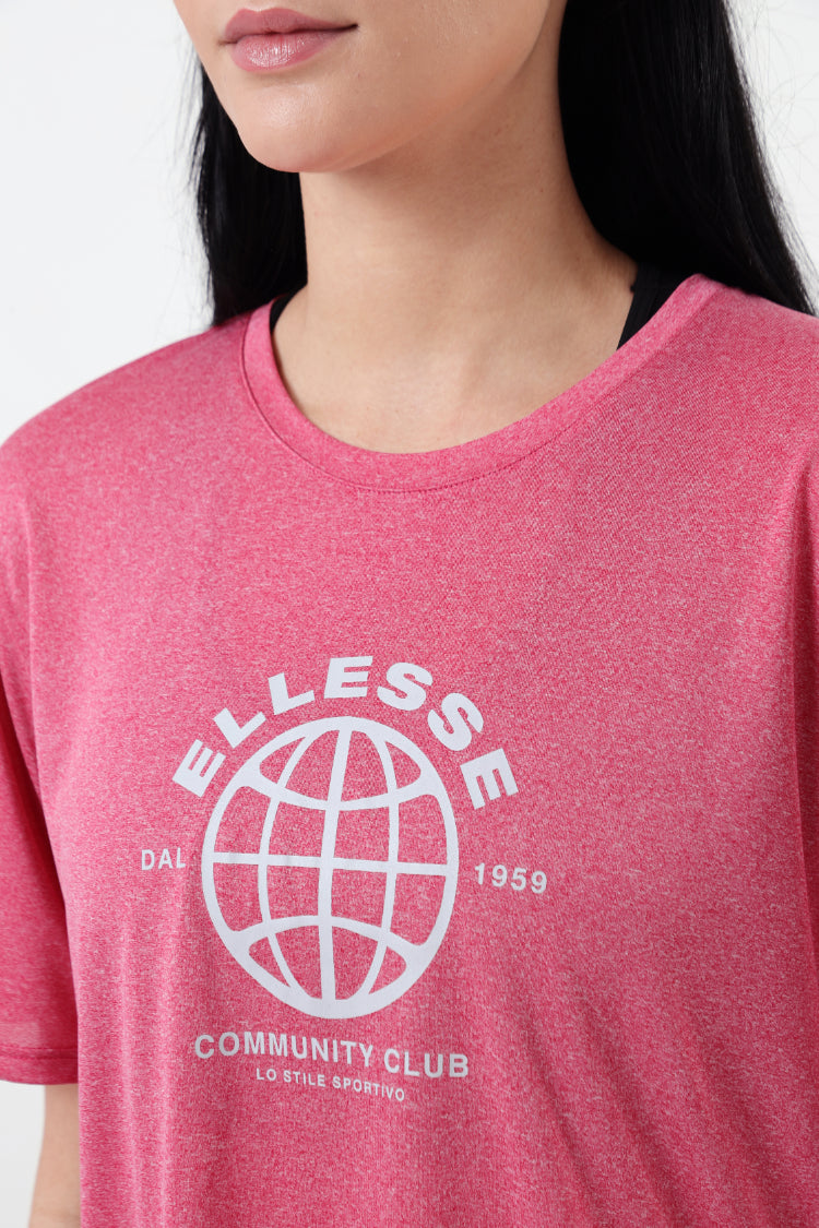 Camiseta Feminina Cropped Dry Leve - Magenta