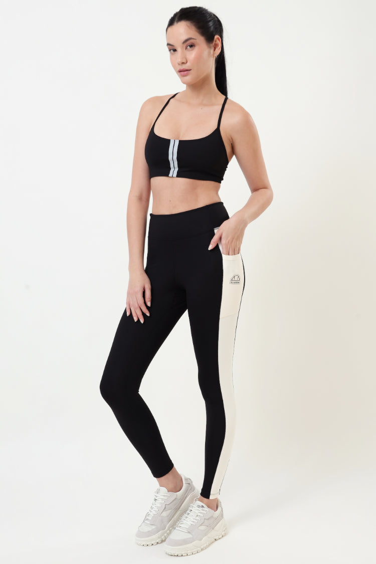 Kit Feminino Top e Legging com Bolso - Preto