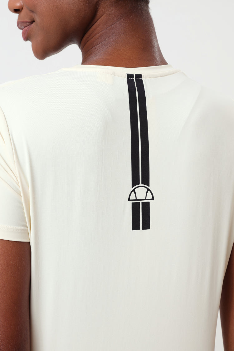 Camiseta Feminina Manga Curta Dry UV - Off White