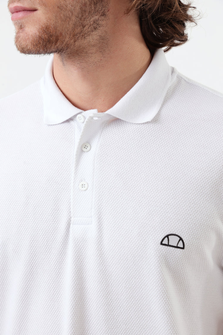 Camiseta Polo Masculino Tennis Core - Branco