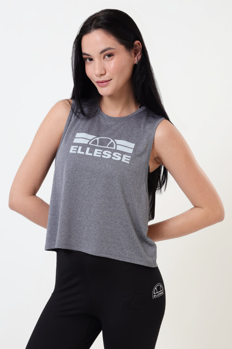 Regata  Feminina Cropped Dry Leve - Mescla