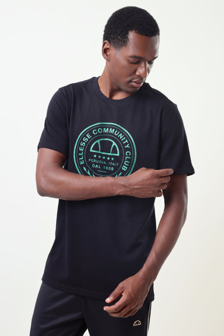 Camiseta Masculina Tennis Core - Preto