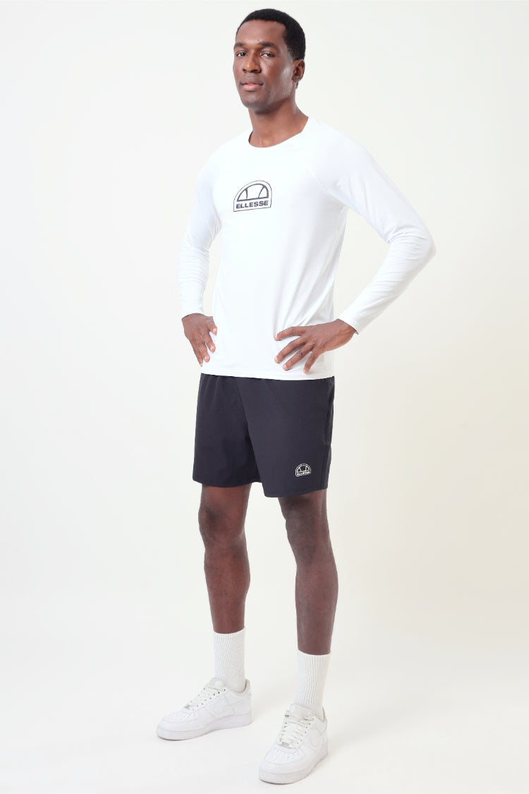 Camiseta Masculina Manga Longa Proteção UV - Branco