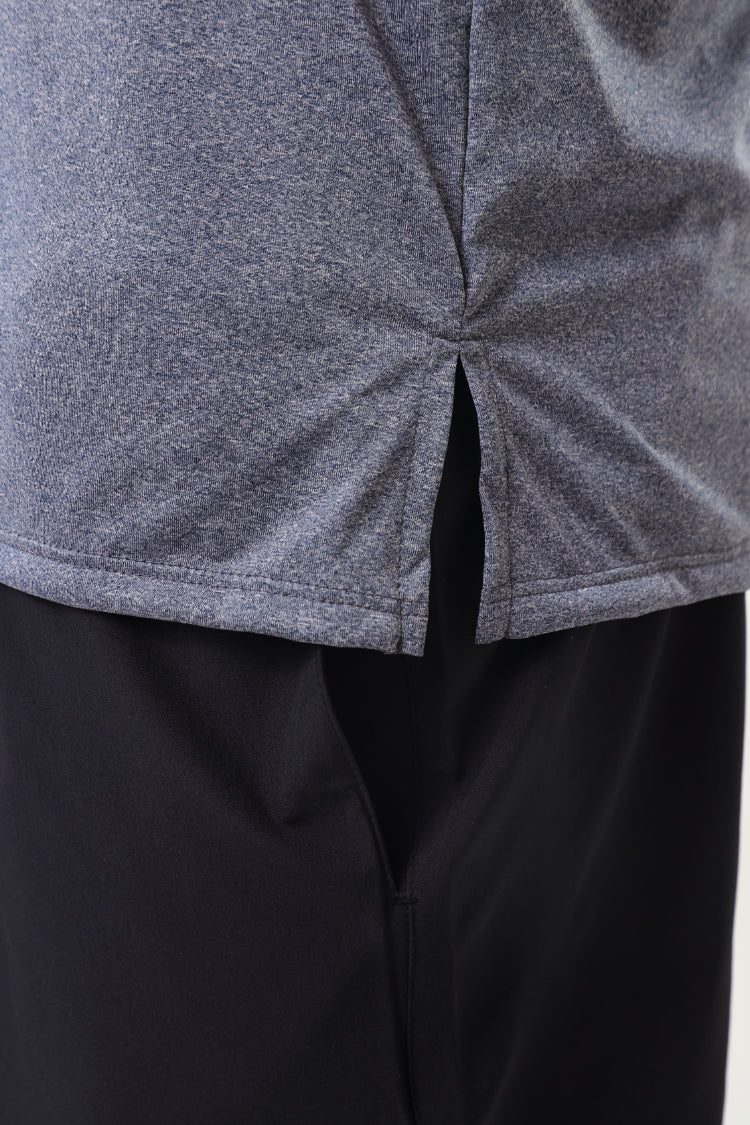 Camiseta Masculina Dry Mescla - Cinza