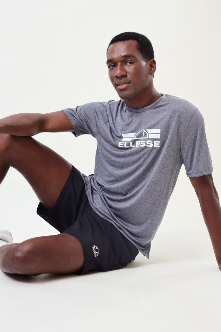Camiseta Masculina Dry Mescla - Cinza