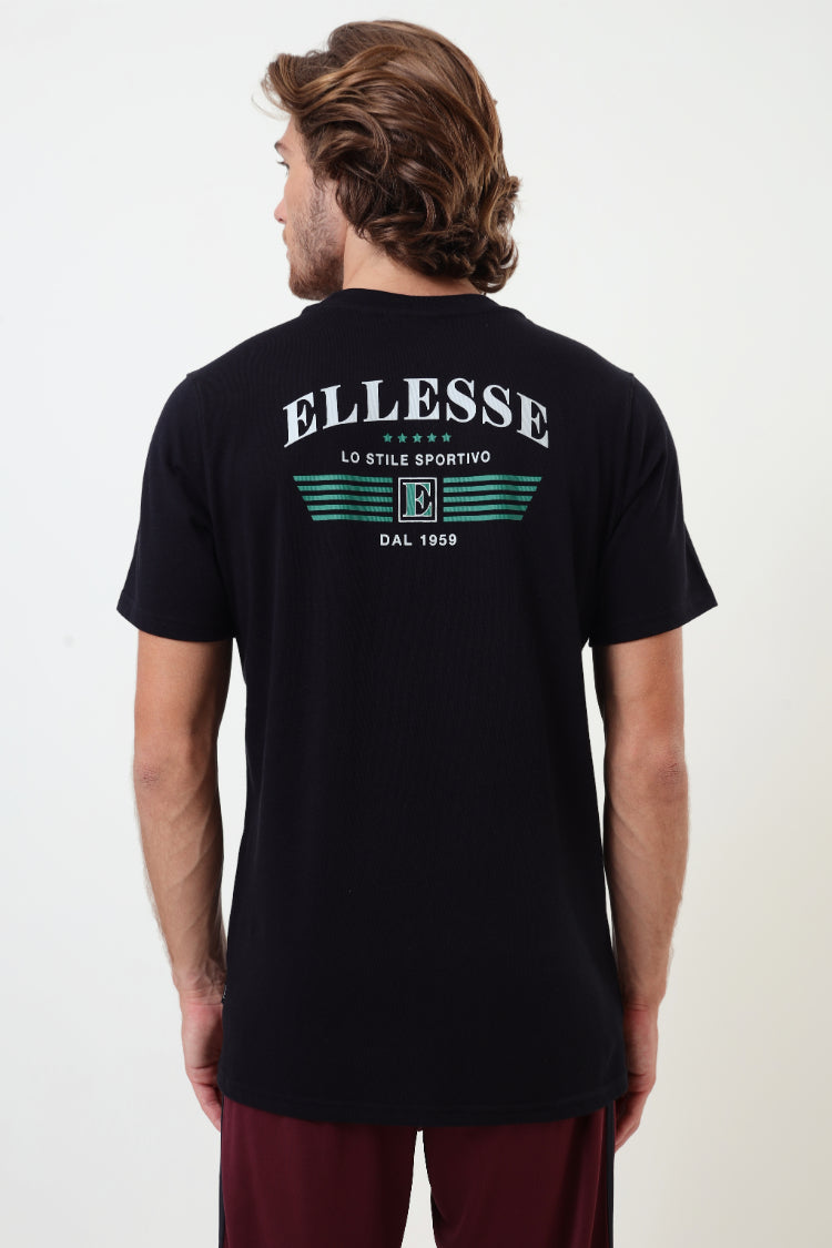 Camiseta Masculina Essencial Tennis Core - Preto