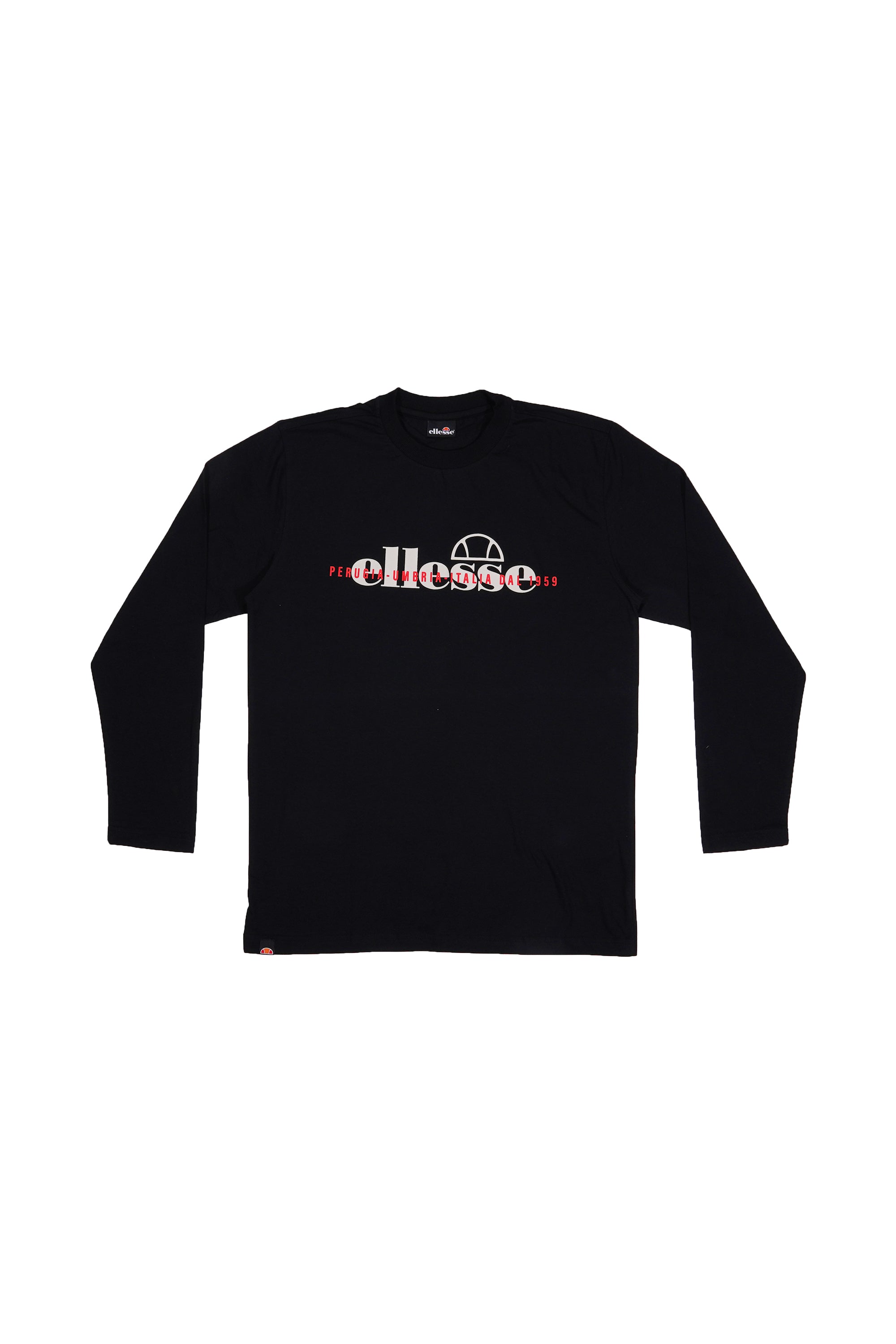 Camiseta Manga Longa Perugia Heritage - Preto