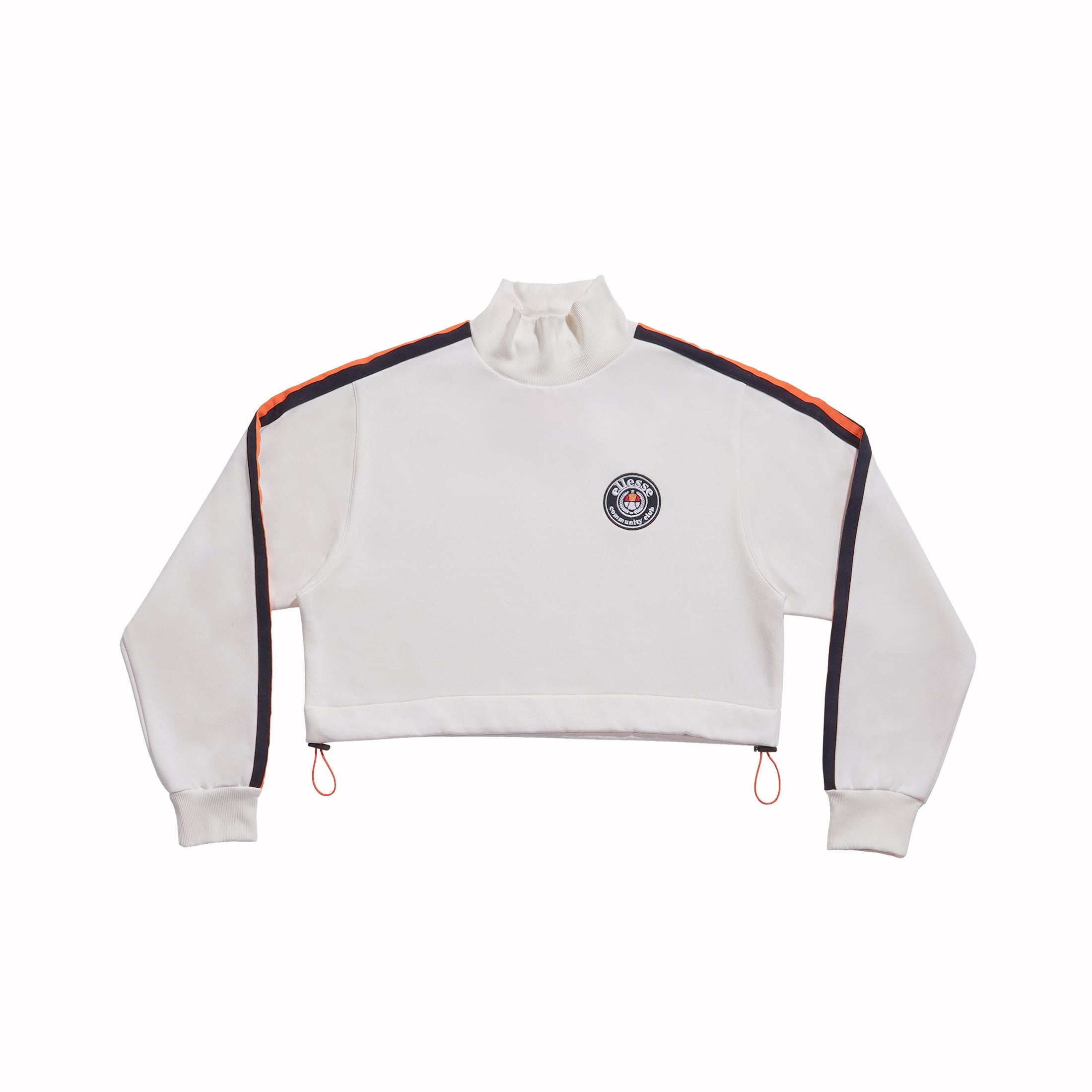 Moletom Cropped Community Club - Off White